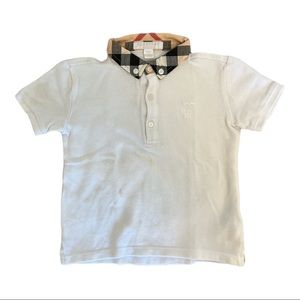 Burberry Children’s white polo shirt 3Y